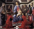 Madonna und Kind mit sechs Heiligen Sandro Botti